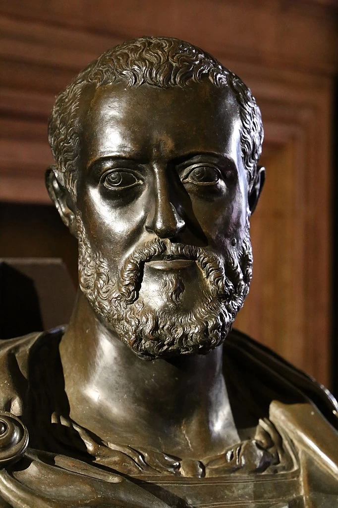 Busto di Cosimo I - Galleria Palatina, Firenze, dettaglio